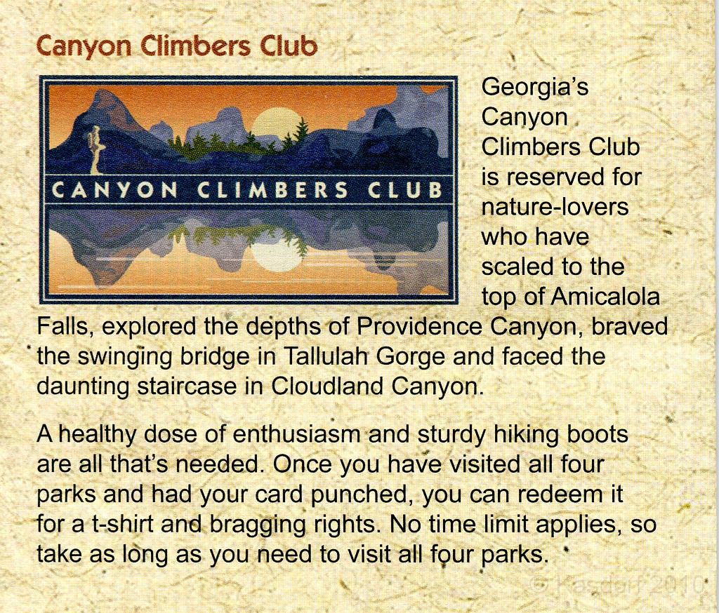 Helen to Unicoi 2010 0597.jpg - This is sort of neat. I need to look up where these are and see if it something I could do on different visits. Check out the Georgia Canyon Climbers Club</aUntil then, you have a great time, and let's get out and run those trails! 